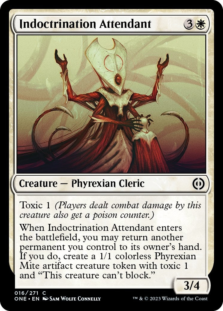 Image for Indoctrination Attendant (16) (ONE) - Magic: The Gathering