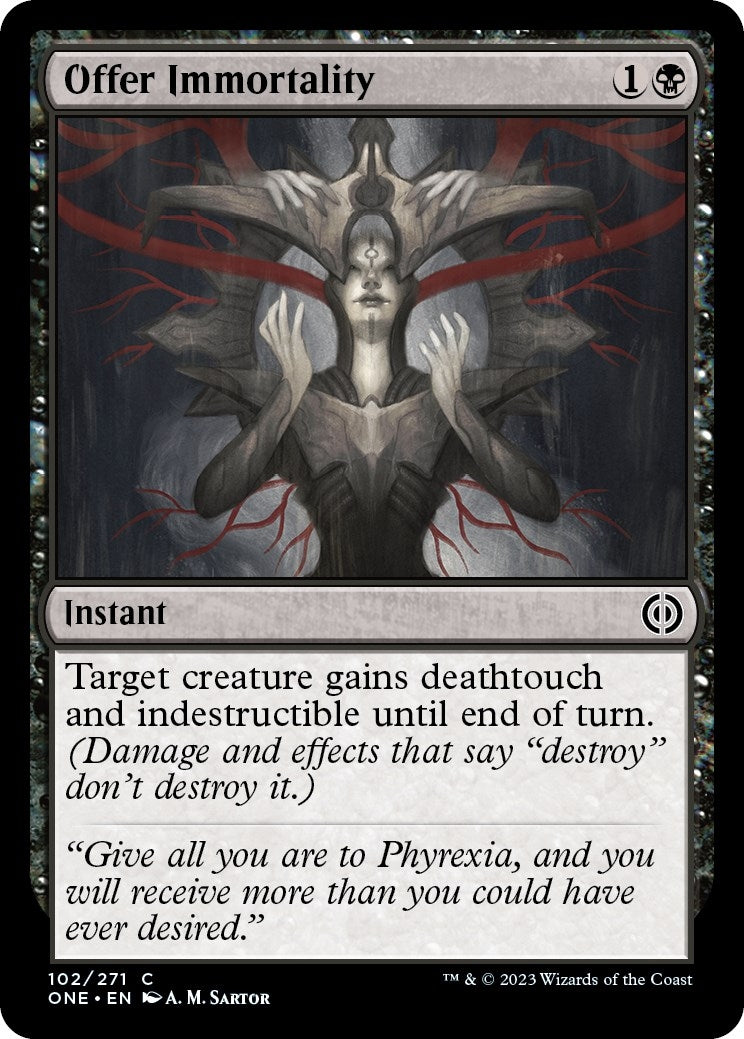 Image for Offer Immortality (102) (ONE) - Magic: The Gathering