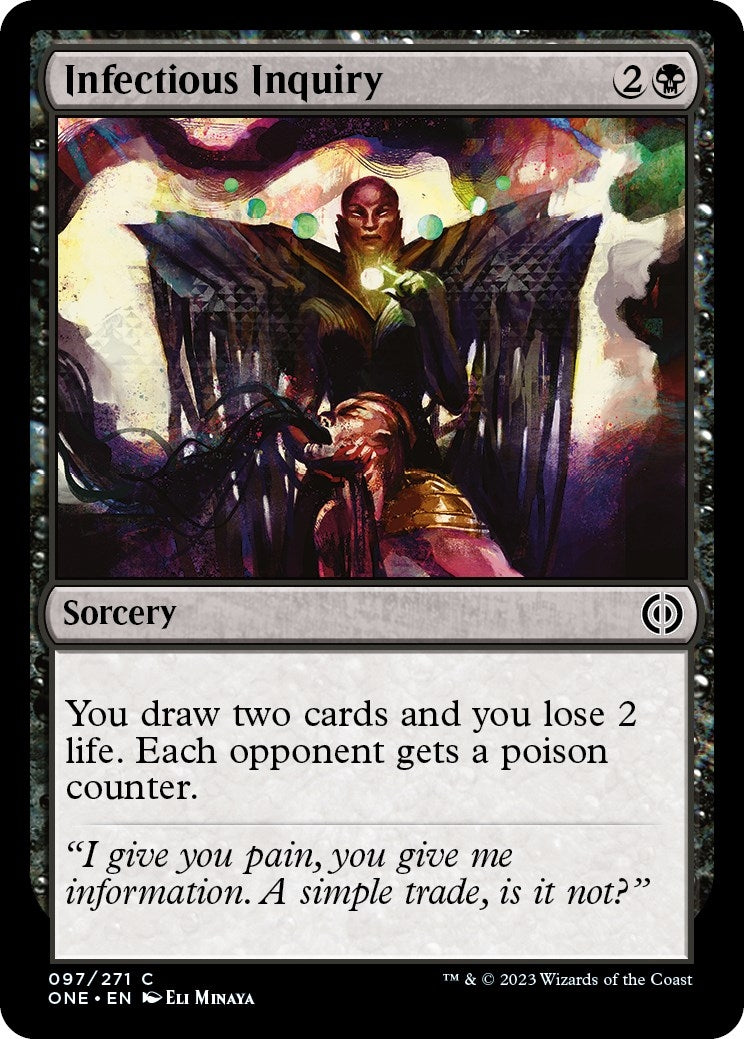 Image for Infectious Inquiry (97) (ONE) - Magic: The Gathering