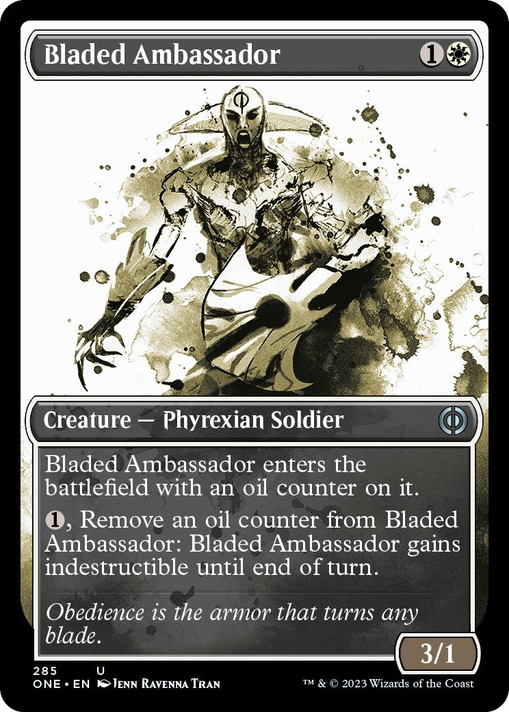 Image for Bladed Ambassador (Showcase) (285) (ONE) - Magic: The Gathering