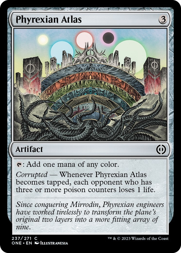 Image for Phyrexian Atlas (237) (ONE) - Magic: The Gathering