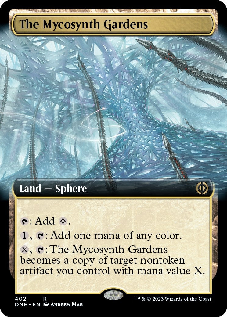 Image for The Mycosynth Gardens (Extended Art) (402) (ONE) - Magic: The Gathering