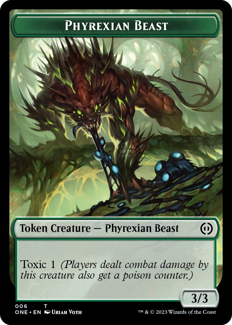Image for Phyrexian Beast Token (6) (ONE) - Magic: The Gathering