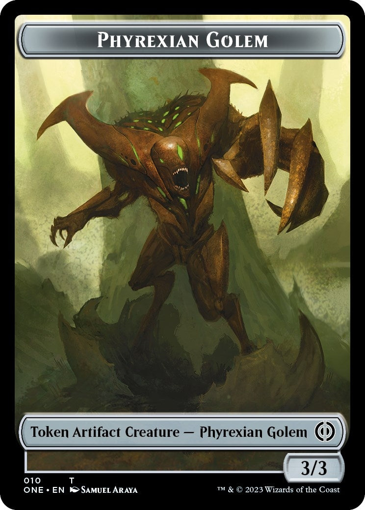 Image for Phyrexian Golem Token (10) (ONE) - Magic: The Gathering