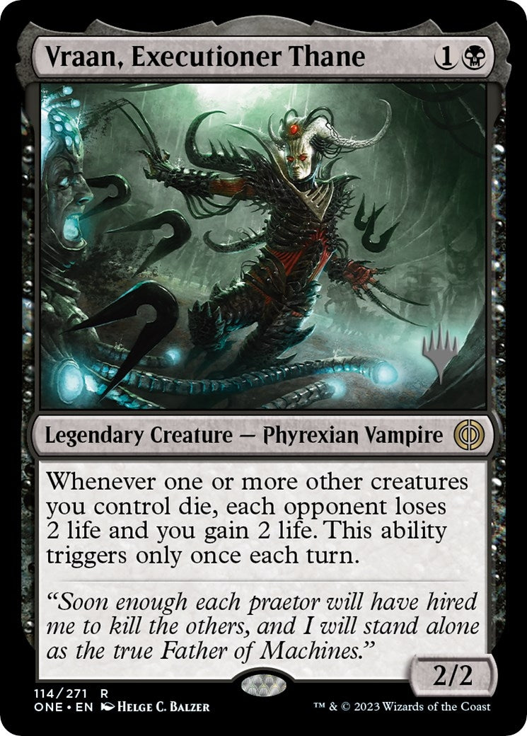Image for Vraan, Executioner Thane (114) (PPONE) - Magic: The Gathering