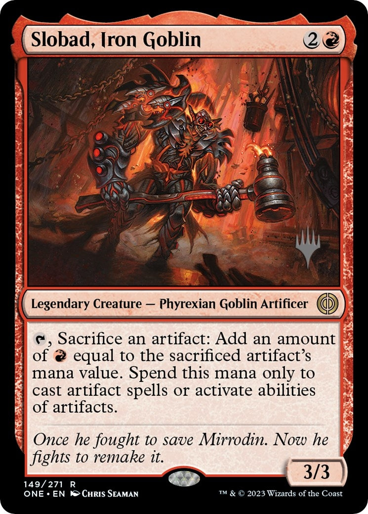 Image for Slobad, Iron Goblin (149) (PPONE) - Magic: The Gathering
