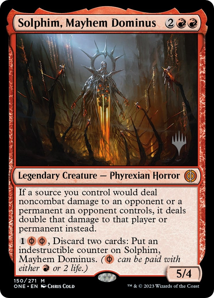 Image for Solphim, Mayhem Dominus (150) (PPONE) - Magic: The Gathering