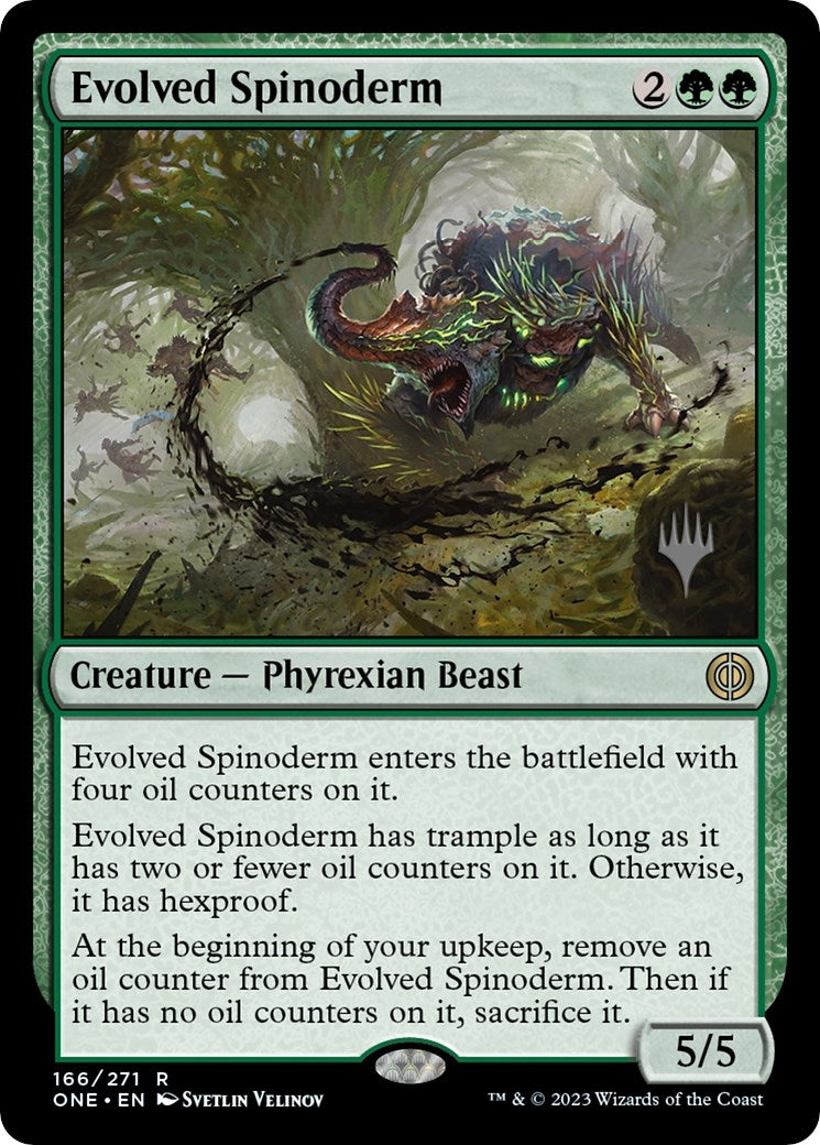 Image for Evolved Spinoderm (166) (PPONE) - Magic: The Gathering