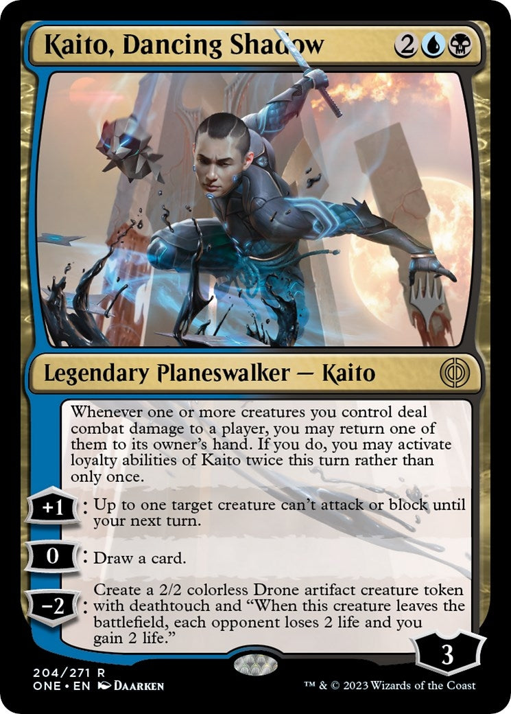 Image for Kaito, Dancing Shadow (204) (PPONE) - Magic: The Gathering