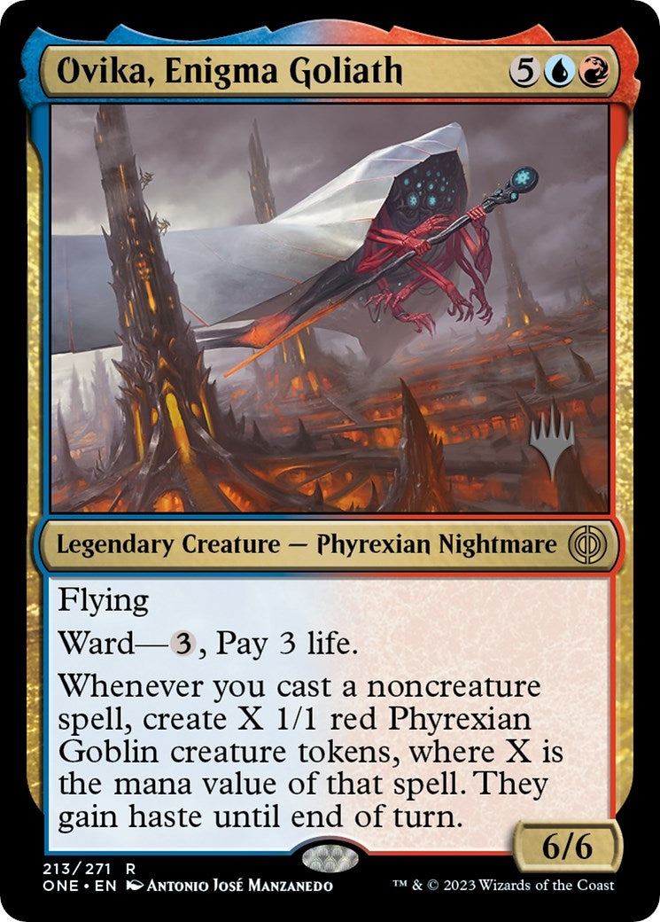 Image for Ovika, Enigma Goliath (213) (PPONE) - Magic: The Gathering