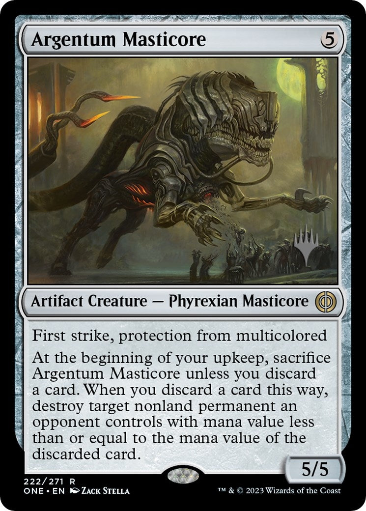 Image for Argentum Masticore (222) (PPONE) - Magic: The Gathering