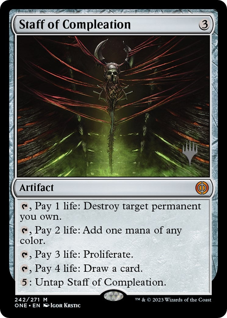 Image for Staff of Compleation (242) (PPONE) - Magic: The Gathering