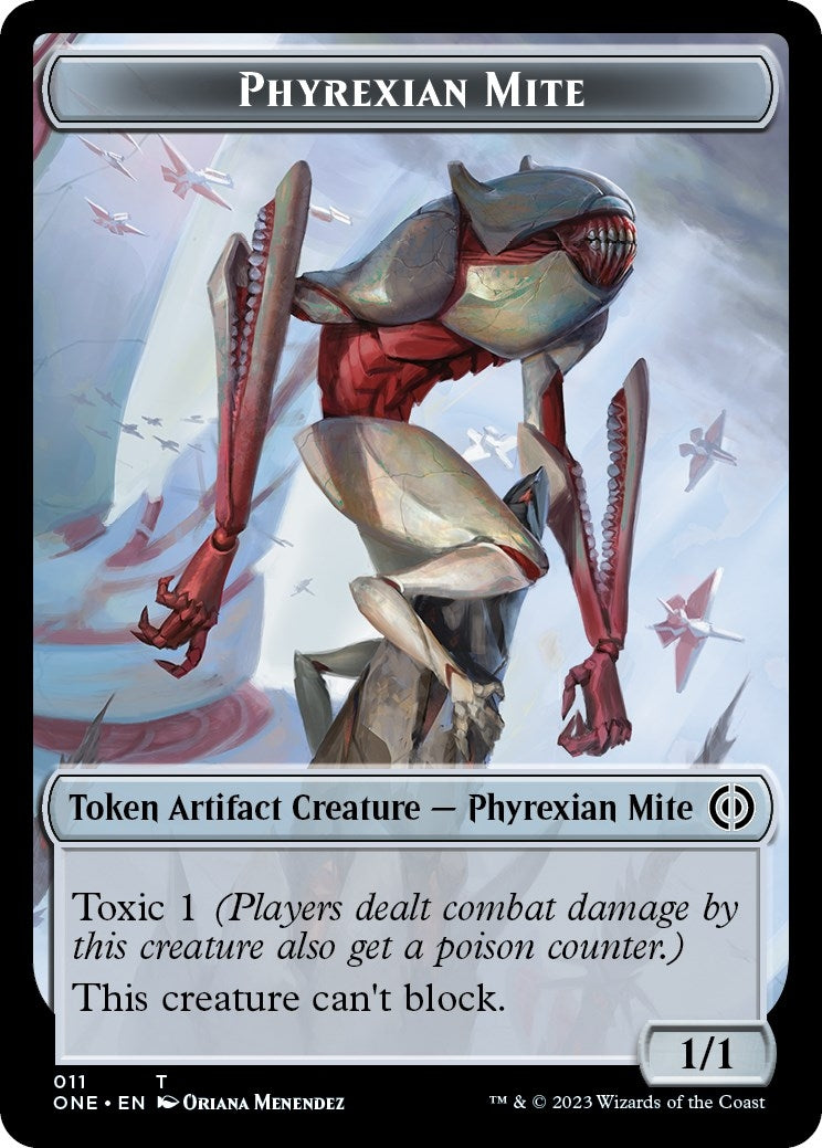 Image for Phyrexian Mite (011) // Phyrexian Germ Double-Sided Token (11 // 23) (ONE) - Magic: The Gathering