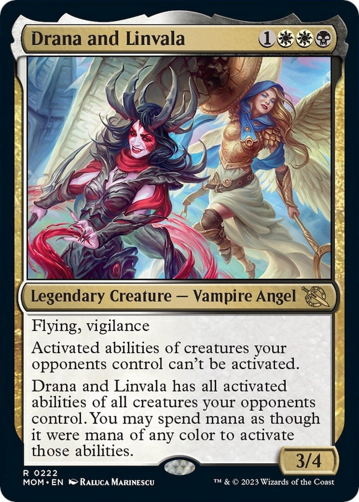 Image for Drana and Linvala (222) (MOM) - Magic: The Gathering