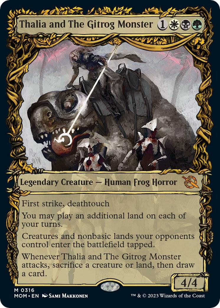 Image for Thalia and The Gitrog Monster (Showcase) (316) (MOM) - Magic: The Gathering