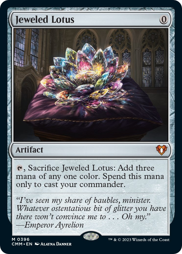 Image for Jeweled Lotus (396) (CMM) - Magic: The Gathering