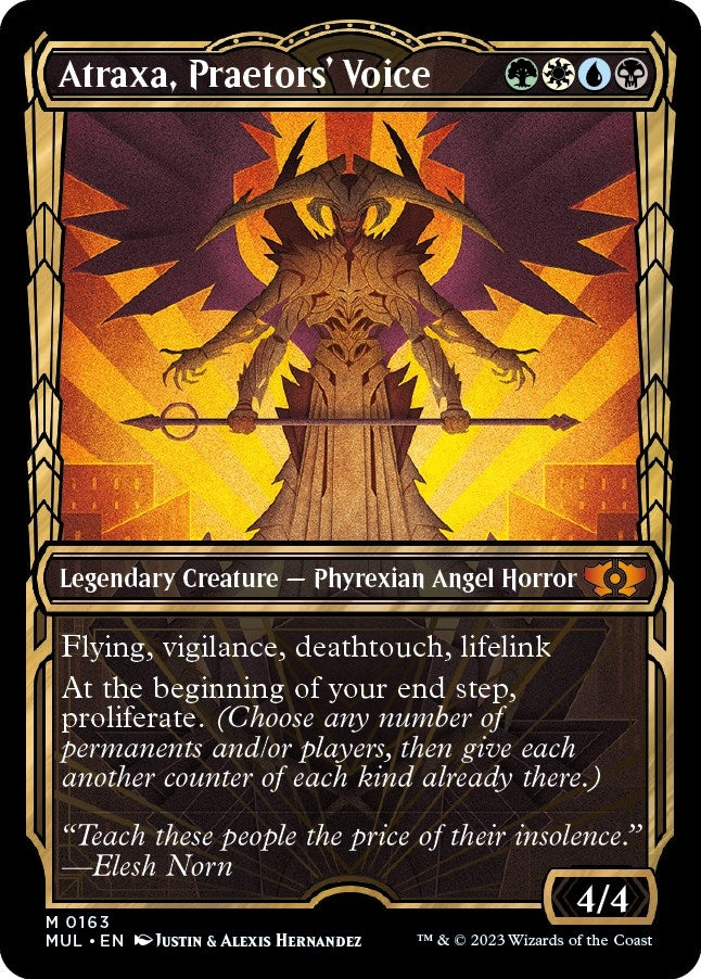 Image for Atraxa, Praetors' Voice (Halo Foil) (163) (MUL) - Magic: The Gathering