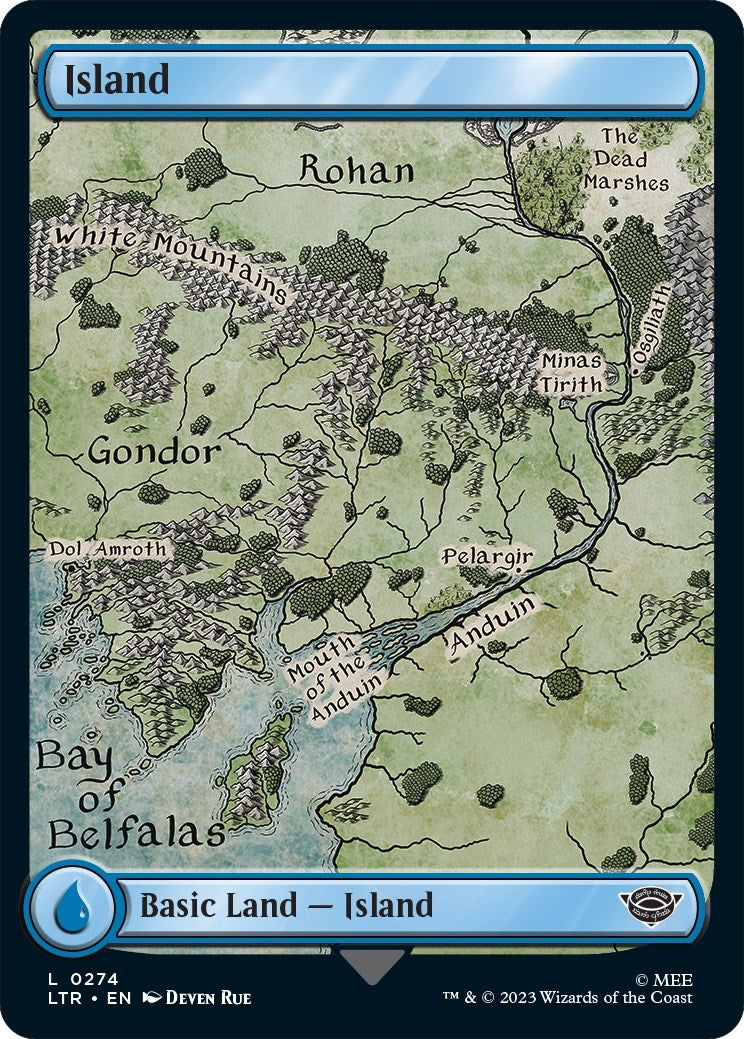 Image for Island (0274) (274) (LTR) - Magic: The Gathering