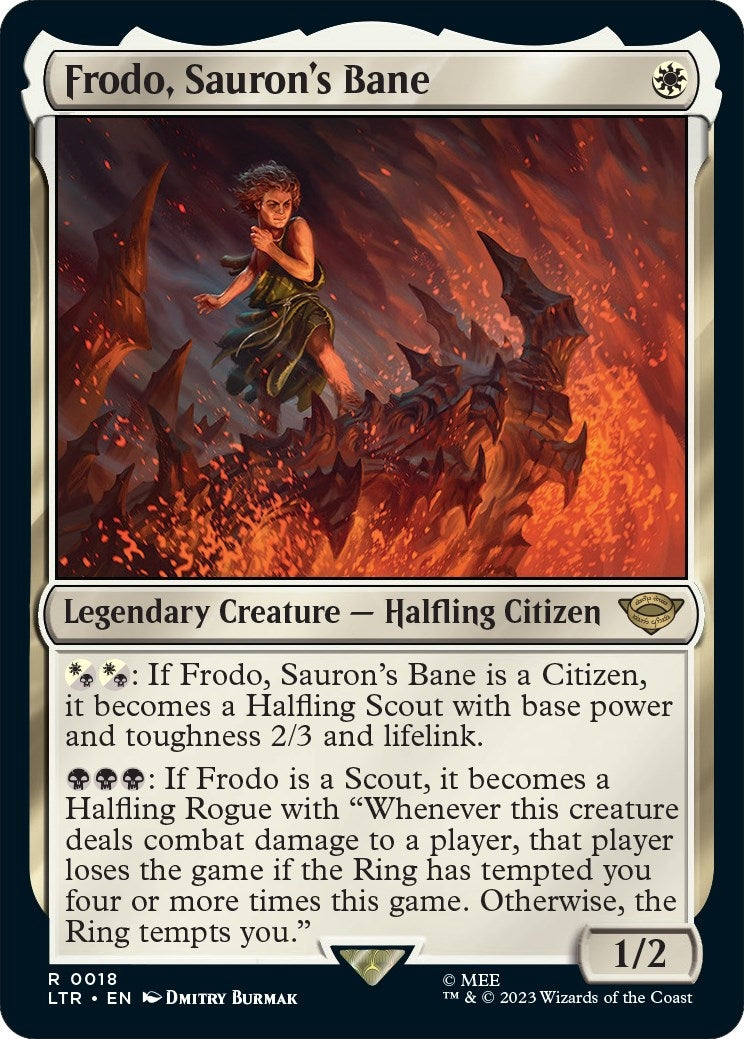 Image for Frodo, Sauron's Bane (18) (LTR) - Magic: The Gathering