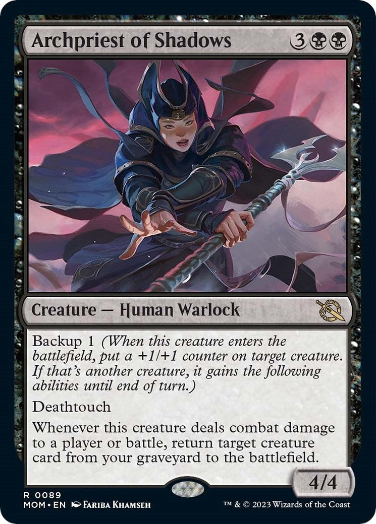 Image for Archpriest of Shadows (89) (MOM) - Magic: The Gathering