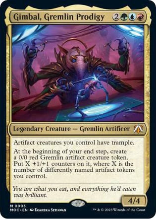 Image for Gimbal, Gremlin Prodigy (3) (MOC) - Magic: The Gathering