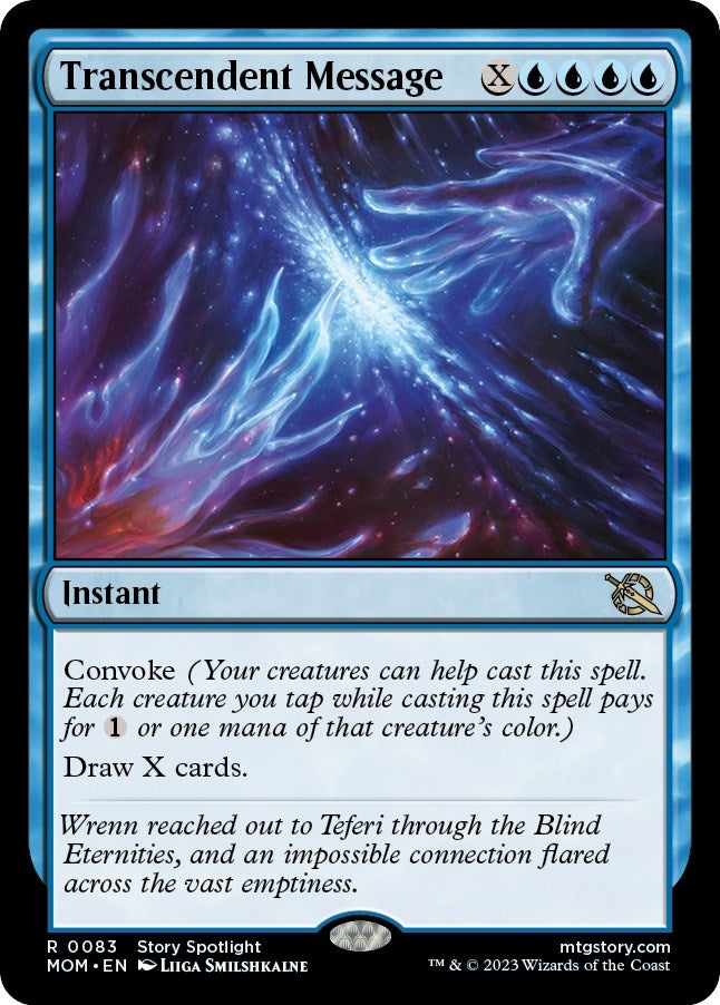 Image for Transcendent Message (83) (MOM) - Magic: The Gathering