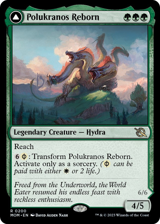 Image for Polukranos Reborn (200) (MOM) - Magic: The Gathering