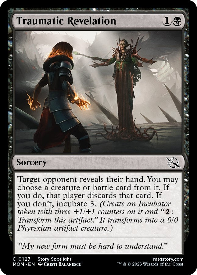 Image for Traumatic Revelation (127) (MOM) - Magic: The Gathering