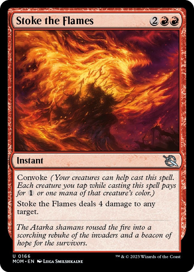 Image for Stoke the Flames (166) (MOM) - Magic: The Gathering