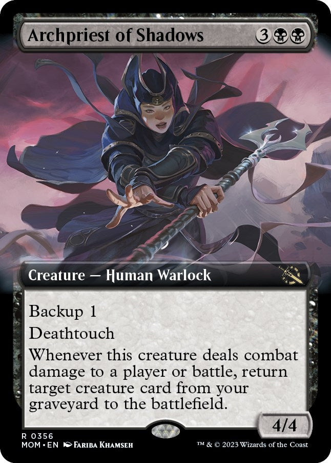 Image for Archpriest of Shadows (Extended Art) (356) (MOM) - Magic: The Gathering