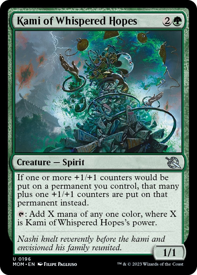 Image for Kami of Whispered Hopes (196) (MOM) - Magic: The Gathering