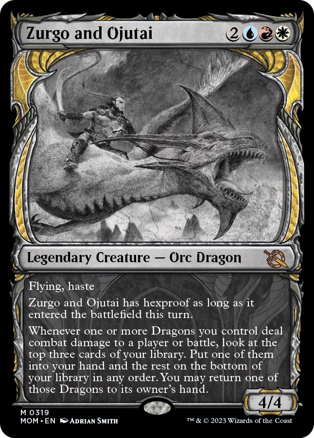 Image for Zurgo and Ojutai (Showcase) (319) (MOM) - Magic: The Gathering