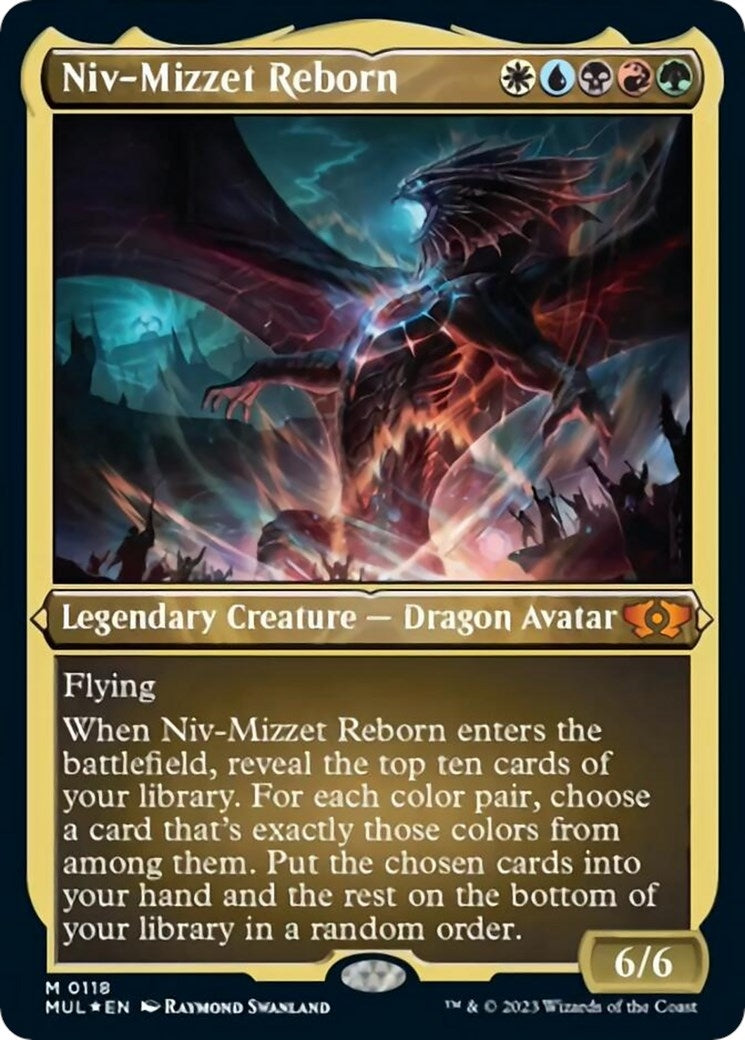 Image for Niv-Mizzet Reborn (Foil Etched) (118) (MUL) - Magic: The Gathering