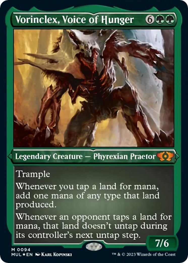Image for Vorinclex, Voice of Hunger (Foil Etched) (94) (MUL) - Magic: The Gathering