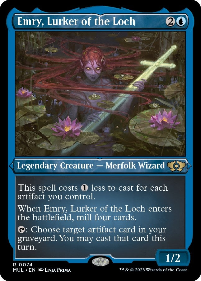 Image for Emry, Lurker of the Loch (Foil Etched) (74) (MUL) - Magic: The Gathering