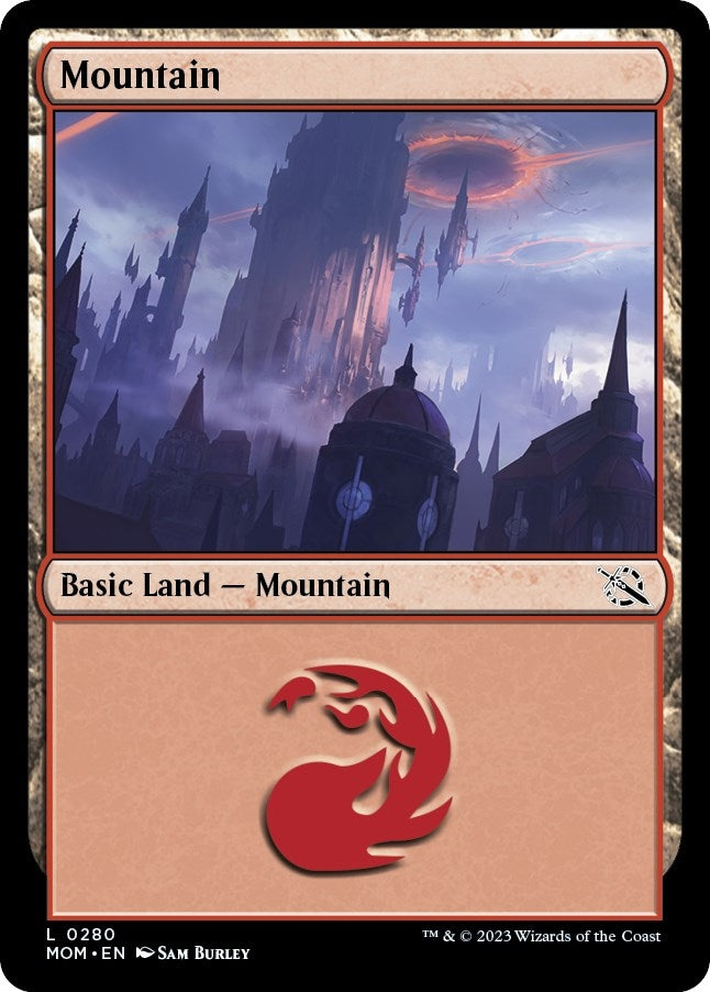 Image for Mountain (0280) (280) (MOM) - Magic: The Gathering