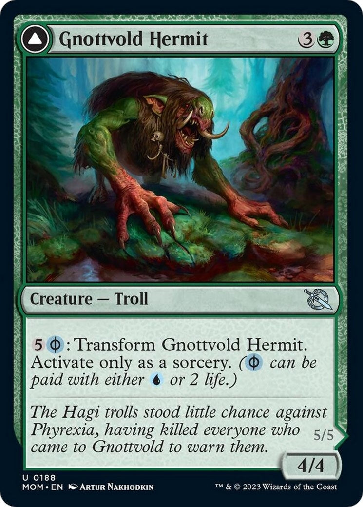 Image for Gnottvold Hermit (188) (MOM) - Magic: The Gathering
