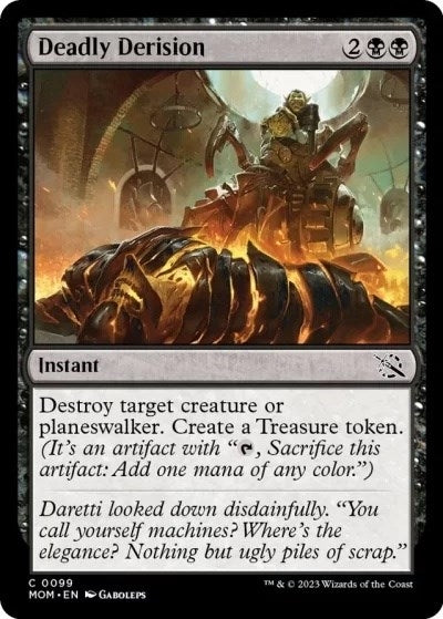 Image for Deadly Derision (99) (MOM) - Magic: The Gathering