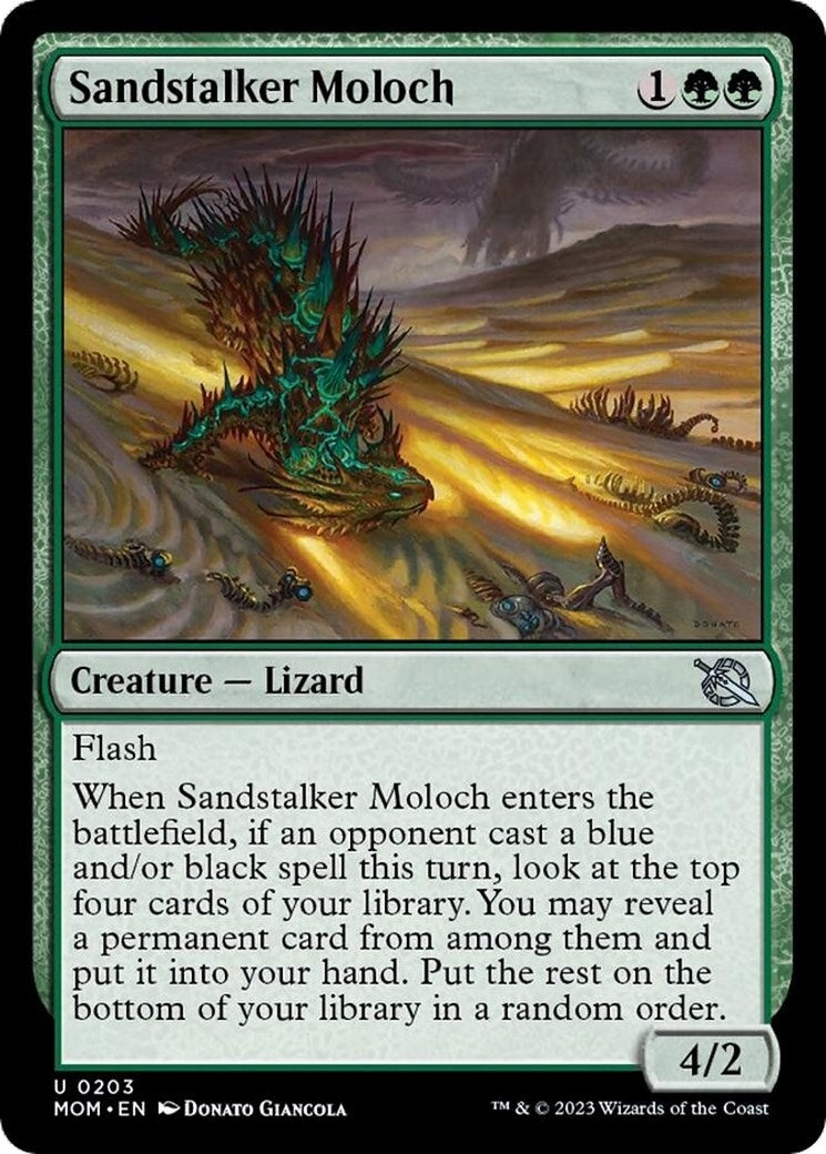 Image for Sandstalker Moloch (203) (MOM) - Magic: The Gathering