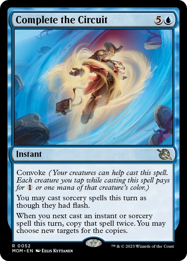 Image for Complete the Circuit (52) (MOM) - Magic: The Gathering
