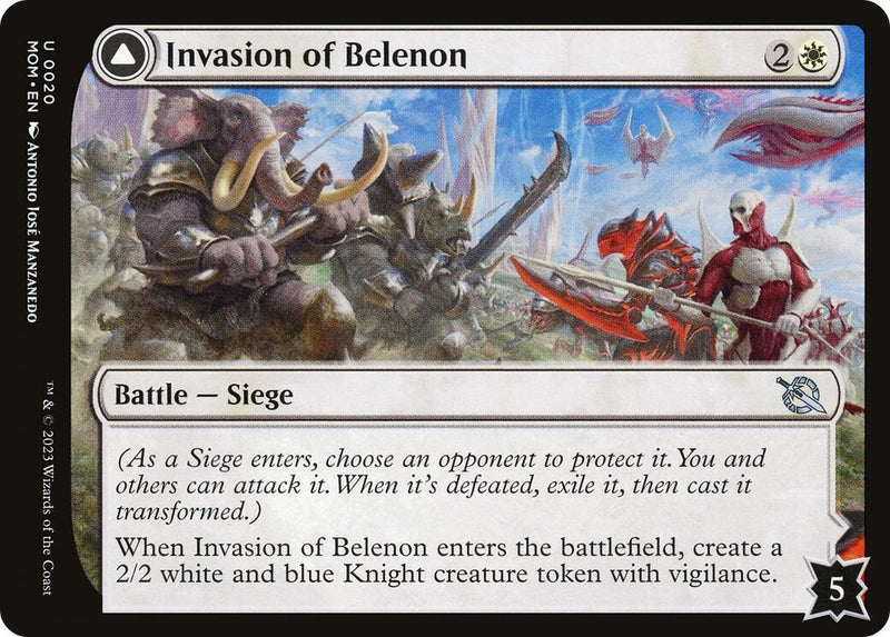 Image for Invasion of Belenon (20) (MOM) - Magic: The Gathering