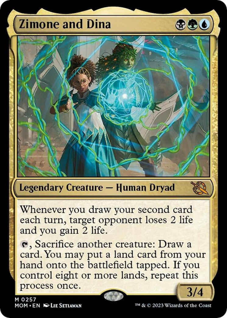 Image for Zimone and Dina (257) (MOM) - Magic: The Gathering