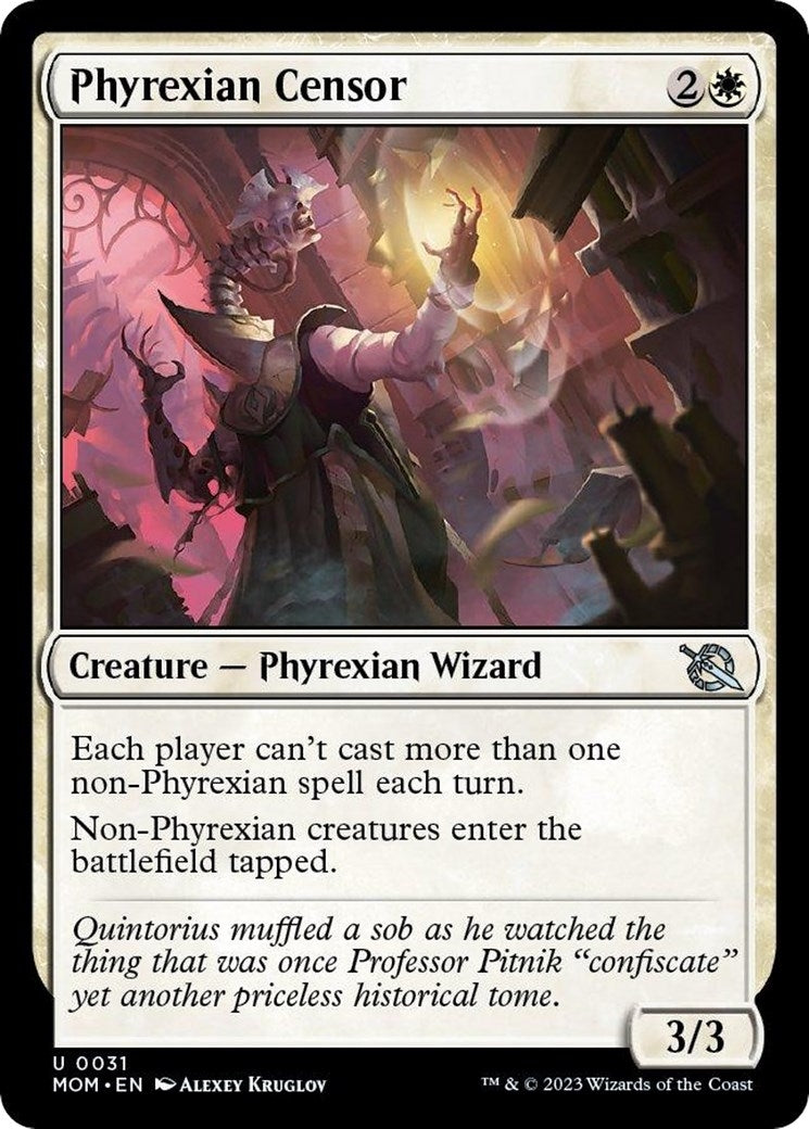 Image for Phyrexian Censor (31) (MOM) - Magic: The Gathering