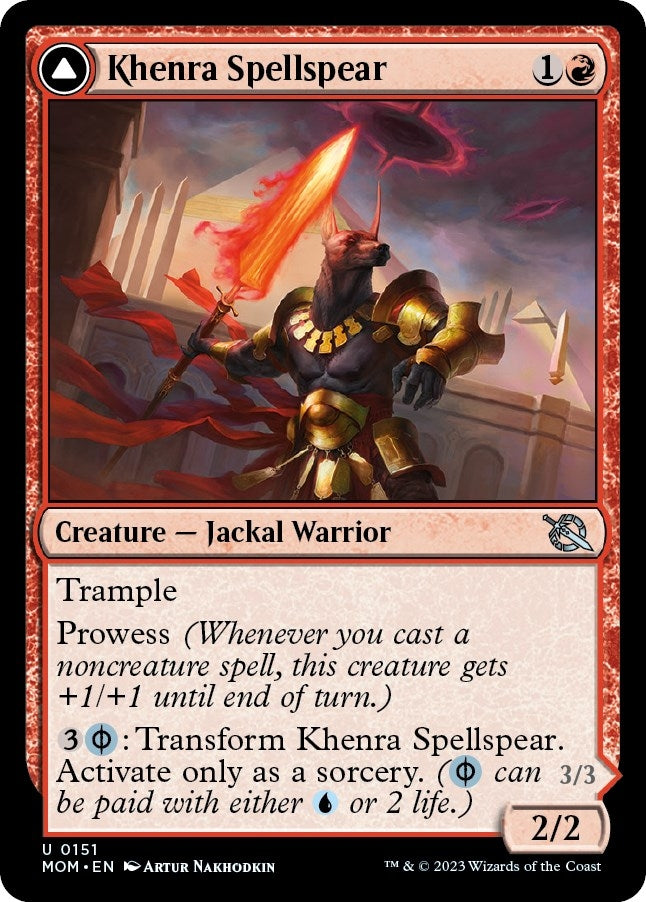 Image for Khenra Spellspear (151) (MOM) - Magic: The Gathering