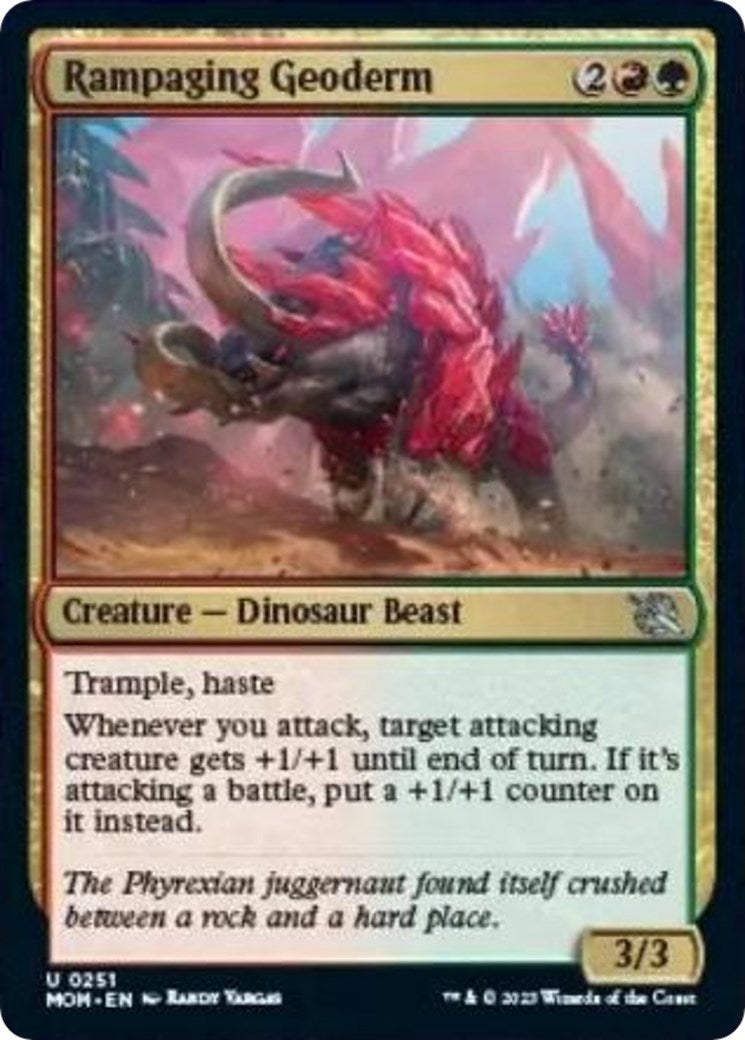 Image for Rampaging Geoderm (251) (MOM) - Magic: The Gathering