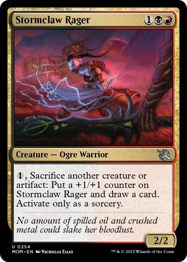 Image for Stormclaw Rager (254) (MOM) - Magic: The Gathering