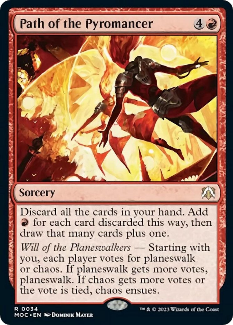 Image for Path of the Pyromancer (34) (MOC) - Magic: The Gathering