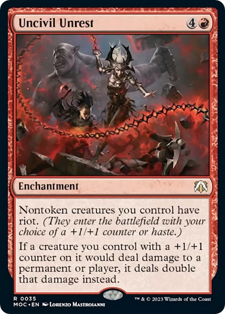 Image for Uncivil Unrest (35) (MOC) - Magic: The Gathering