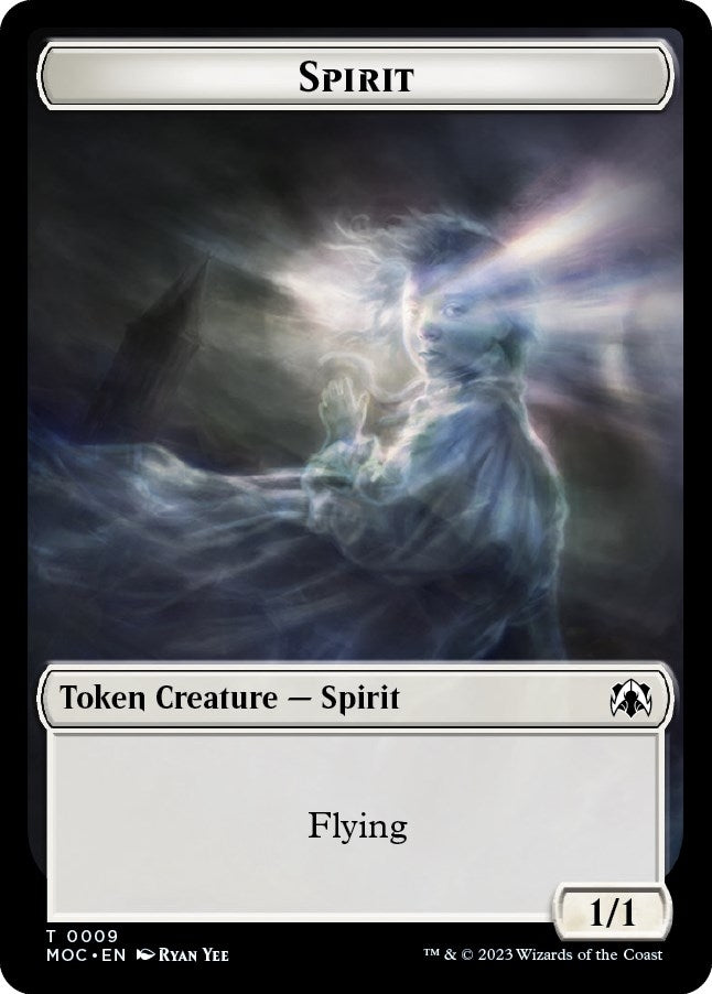 Image for Spirit (0009) // Treasure Double-sided Token (9 // 20) (MOC) - Magic: The Gathering