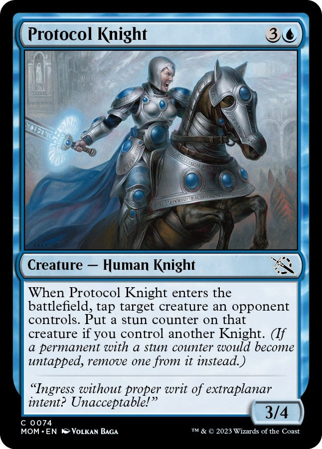 Image for Protocol Knight (74) (MOM) - Magic: The Gathering